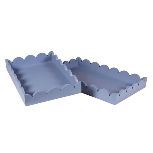 Grey Petal Trays