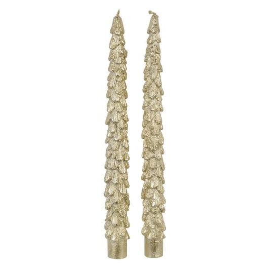 Set of Two Tree Candles