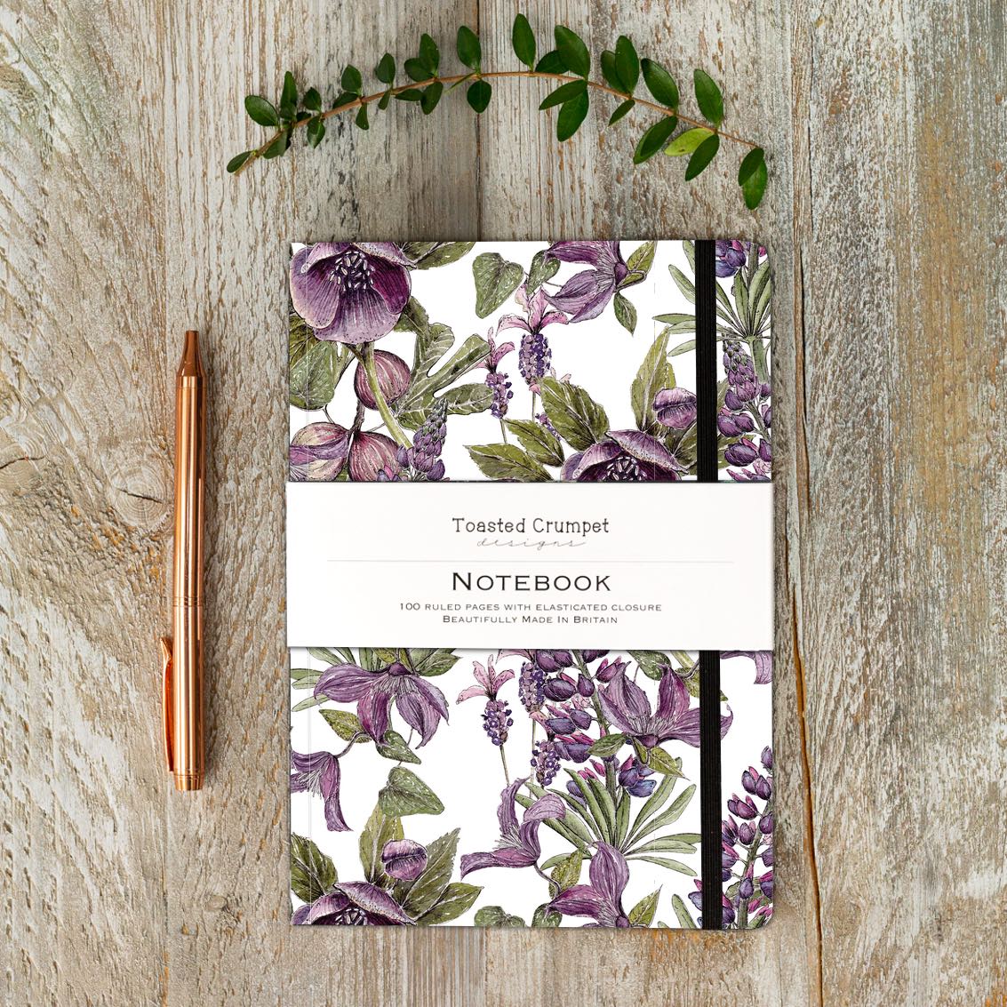 Toasted Crumpet The Mulberry Collection Pure A5 Lined Notebook