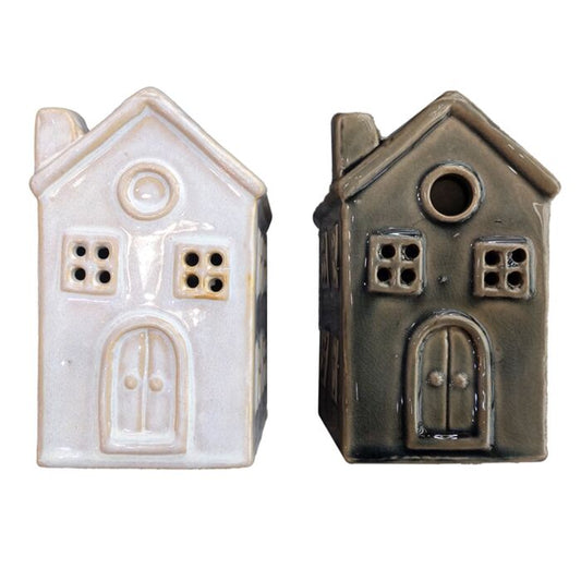 Rustic House Shaped Oil or Wax Melt Burner