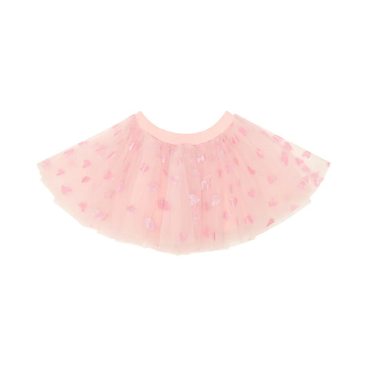 Bob & Blossom Pale Pink Tutu With Pink Glitter Hearts