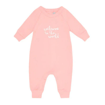 Bob & Blossom Baby Pink Welcome To The World All-in-One