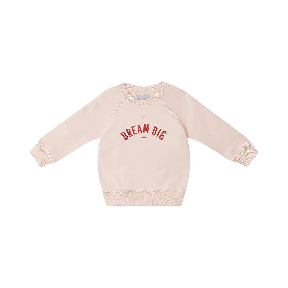 Bob & Blossom Dream Big Sweatshirt Powder Pink
