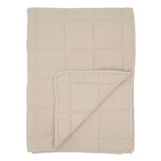 Aix Vintage Quilt - Linen