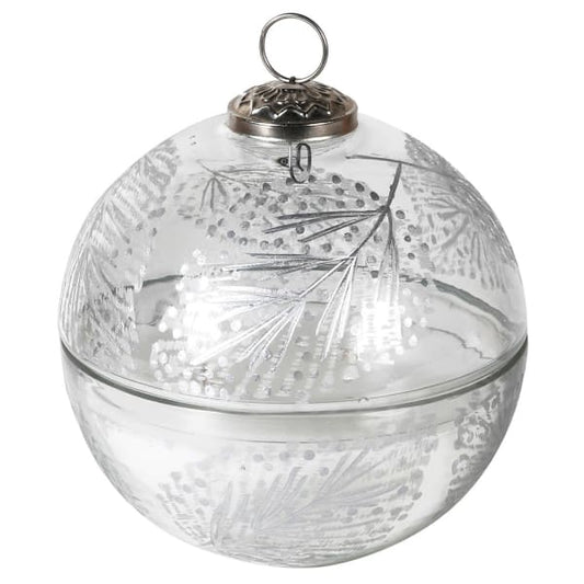 Balsam/Cedar Silver Candle Pot