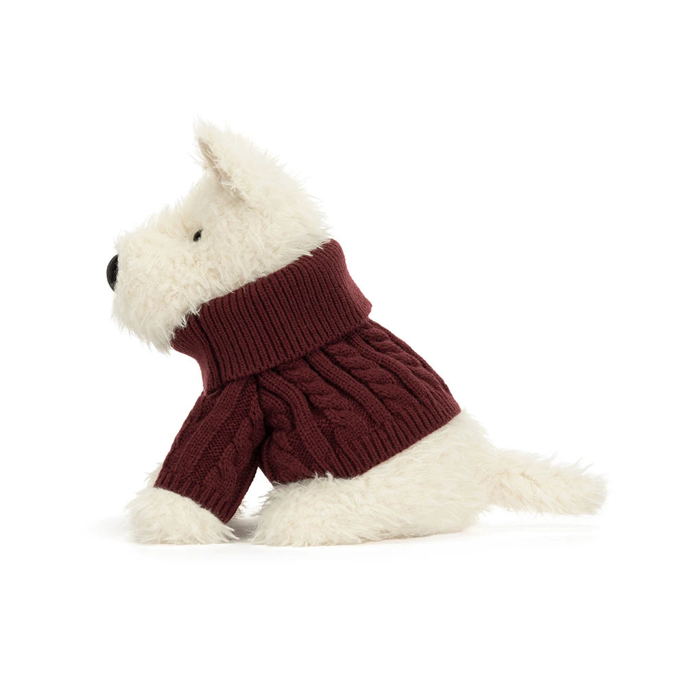 Jellycat Monro Scottie Dog Winter Jumper