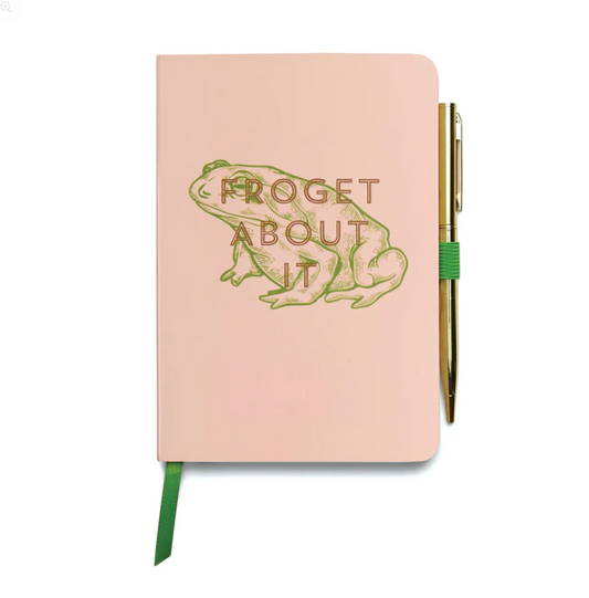 Vintage Sass Notebook with Pen - Froget About It