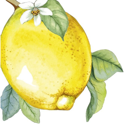 Napkins - Shaped Lemon