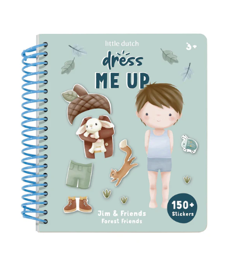 Little Dutch Dress Me Up Book - Forest Friends