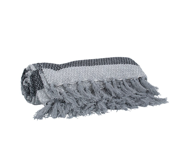 Gisela Graham Woven Stripey Throw