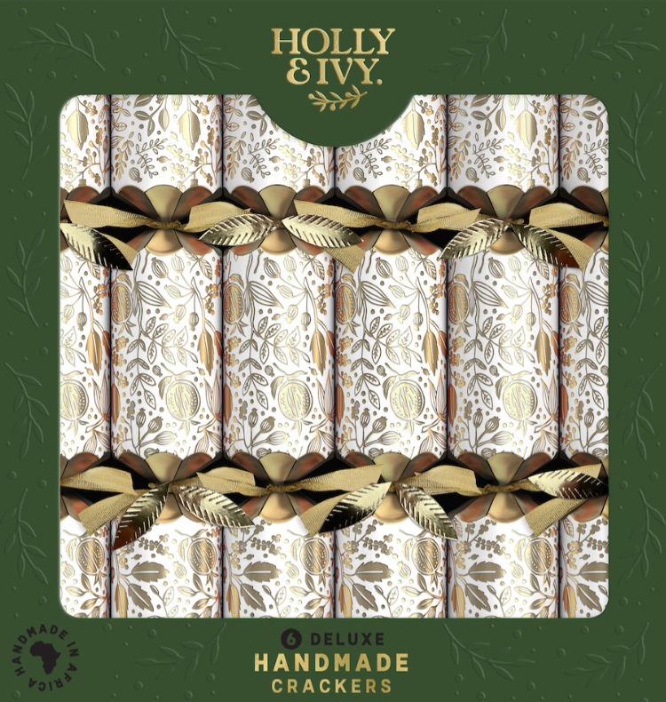 Holy and Ivy Crackers - Gold Pomegranate