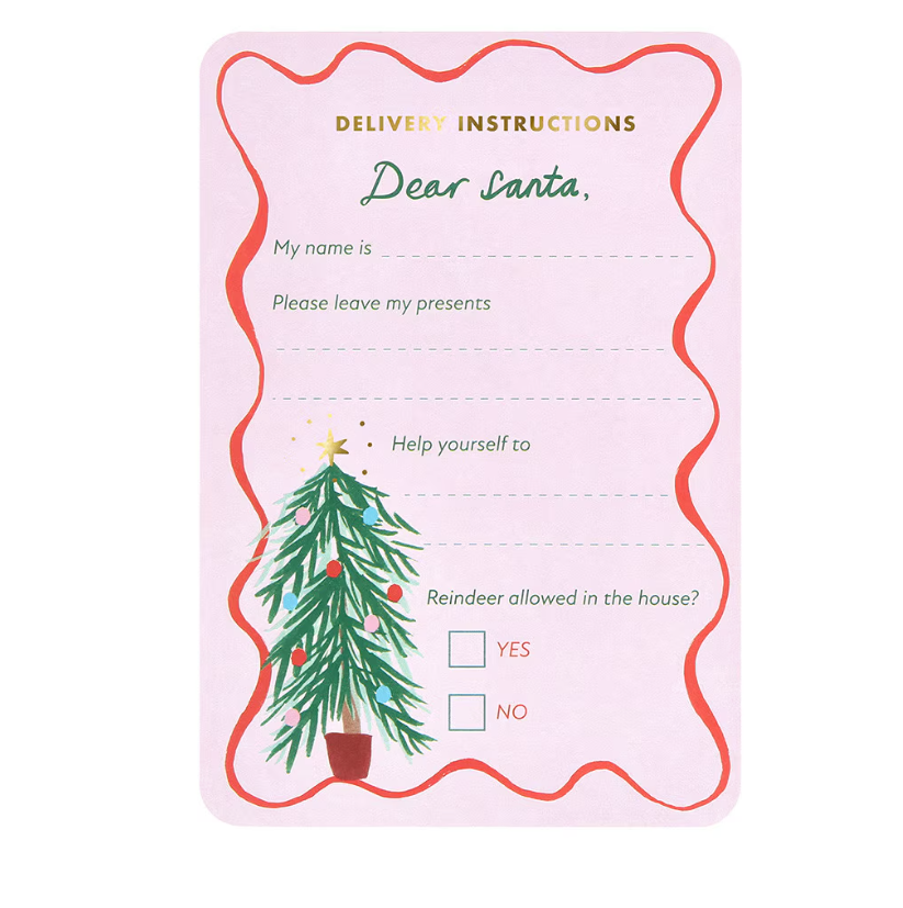 Meri Meri Letter To Santa