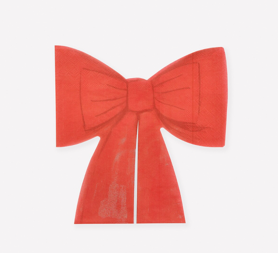 Meri Meri Red Bow Napkins