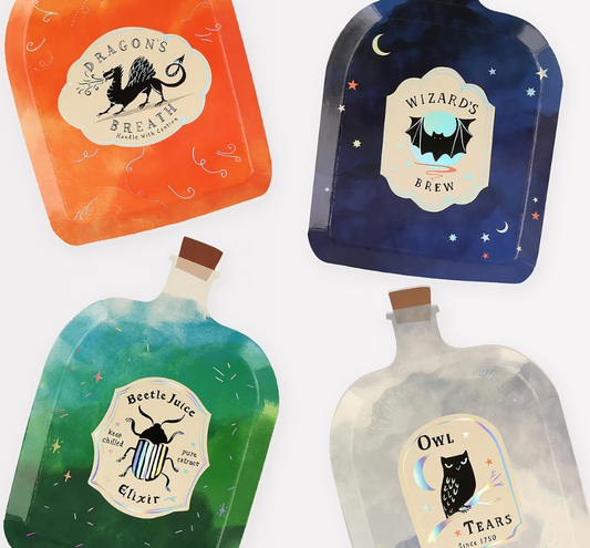 Meri Meri Making Magic Potion Bottle Plates