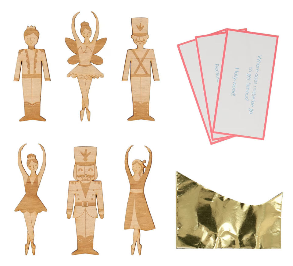 Meri Meri Nutcracker Character Medium Crackers