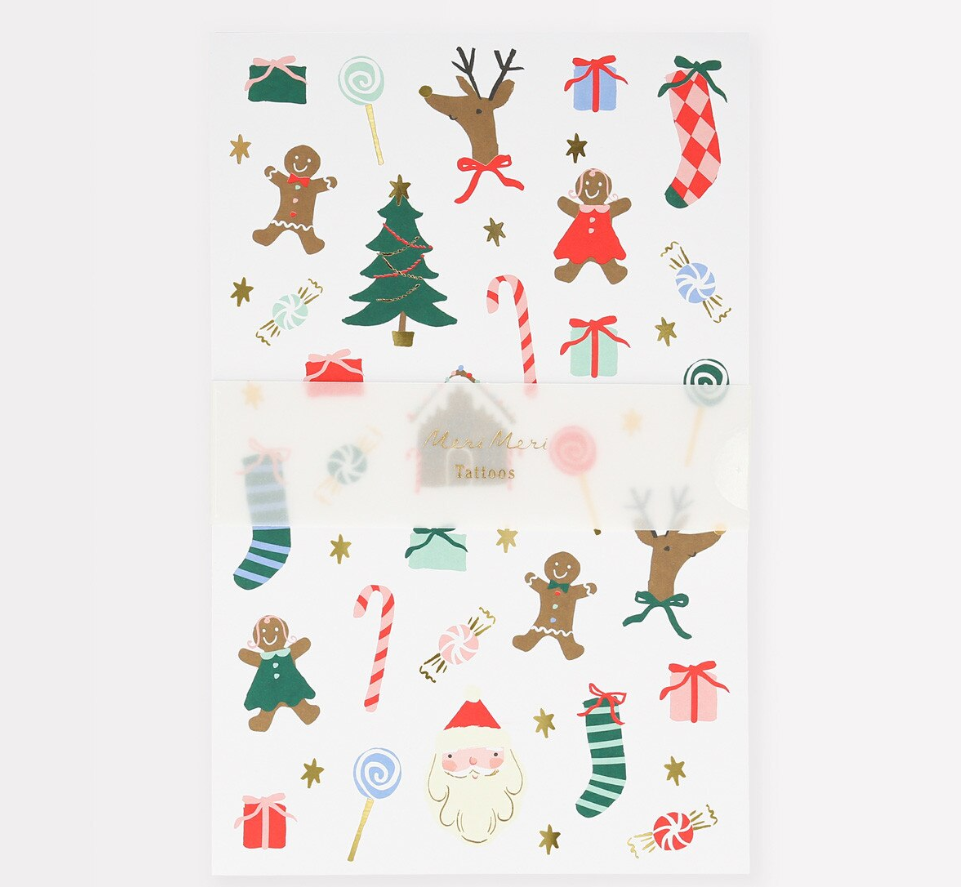Meri Meri Jolly Temporary Tattoo Sheets
