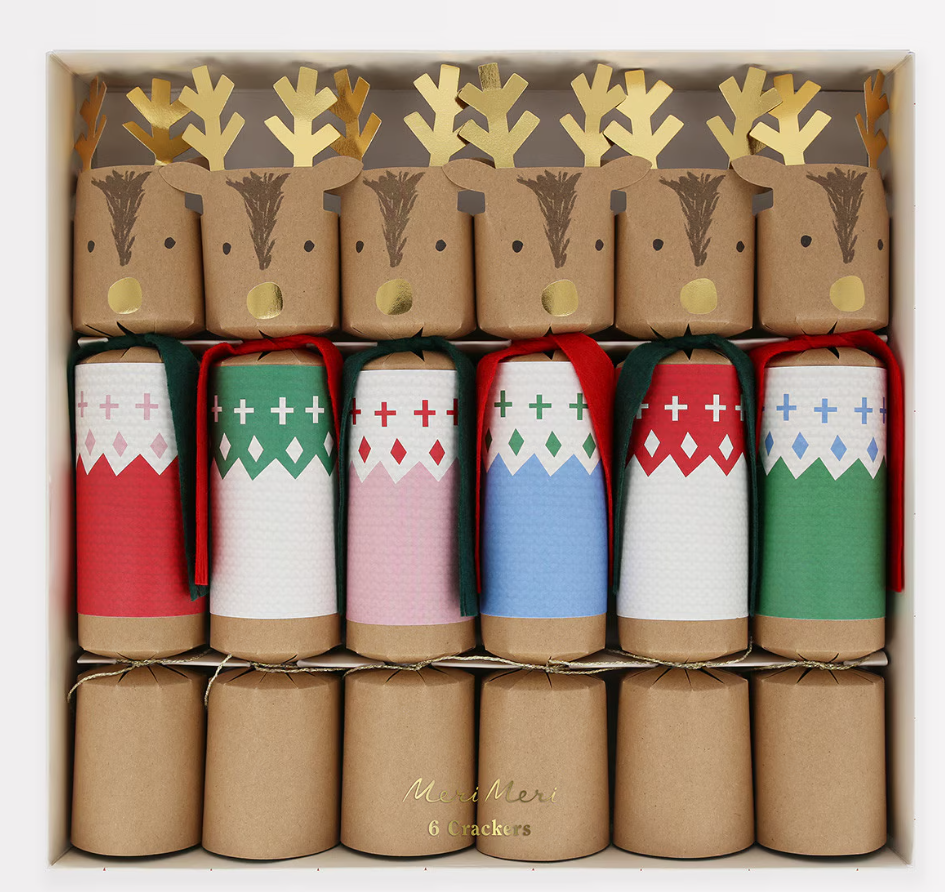 Meri Meri Woodland Jumper Reindeer Crackers