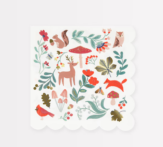 Meri Meri Winter Woodland Large Napkins