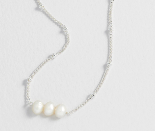 Estella Bartlett Beaded Chain and Pearl Necklace