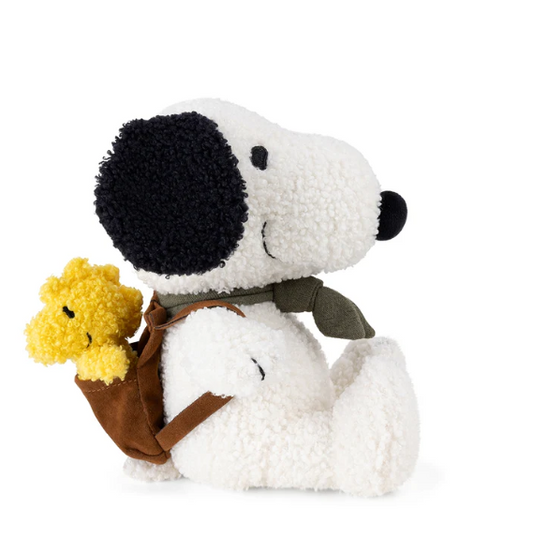 Snoopy with Woodstock in Backpack