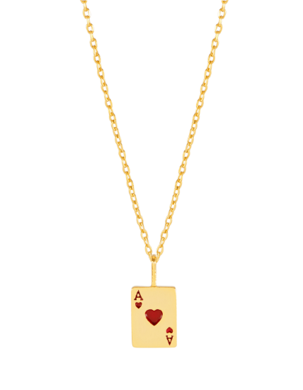 Estella Bartlett Ace of Hearts Necklace
