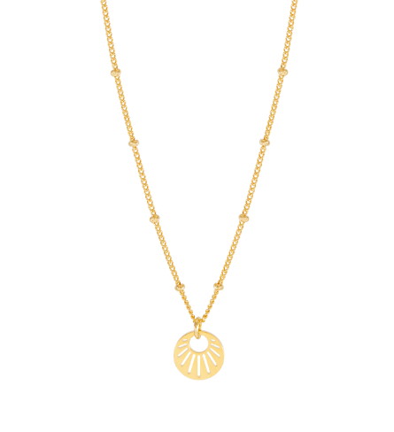 Estella Bartlett Sunburst Cutout Necklace