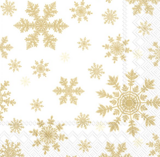 Napkins - Falling Snowflakes