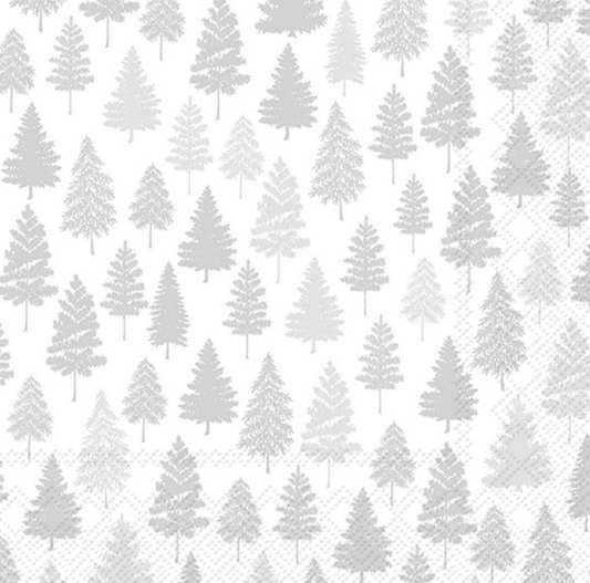 Napkins - Nordic Forest Silver