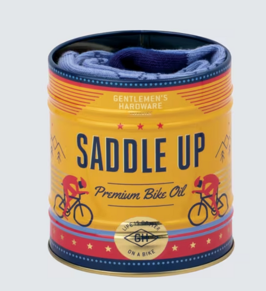Gentlemen's Hardware Bike Socks in a Can - Blue