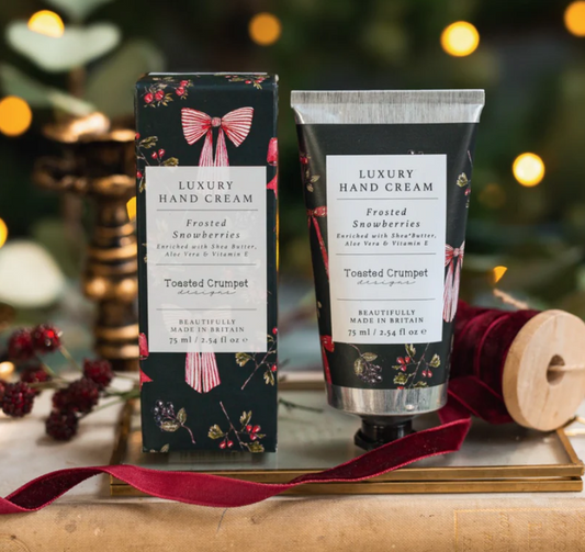 Toasted Crumpet Frosted Snowberries Luxury Hand Cream