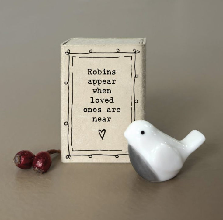 East of India Matchbox - Robin