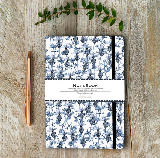 Toasted Crumpet Chateau (French Lavender) A5 Lined Notebook