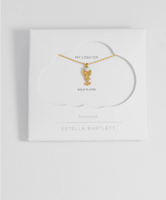 Estella Bartlett Gold Plated Lobster Necklace