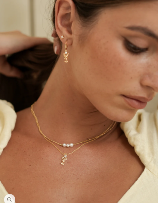 Estella Bartlett Gold Plated Lobster Necklace