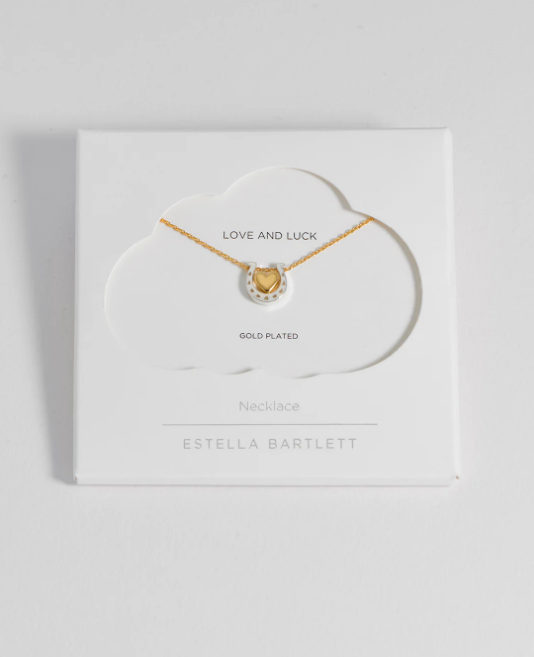 Estella Bartlett Heart and Horseshoe Necklace