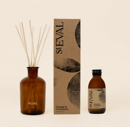 St Eval Orange and Cinnamon Reed Diffuser