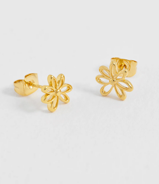 Estella Bartlett Doodle Flower Stud Earrings