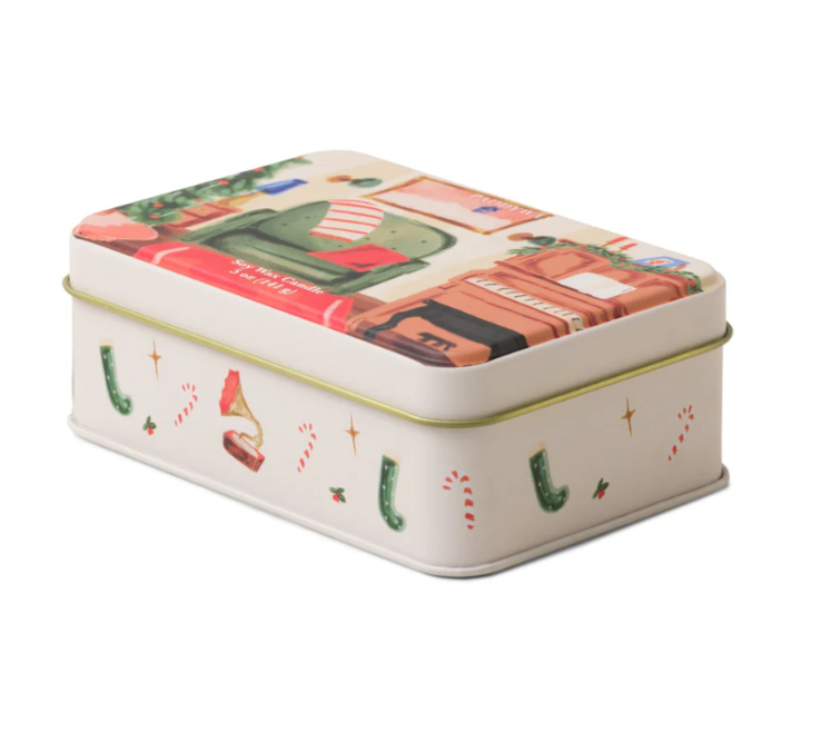 Christmas Tin Piano - Pomegranate Spruce