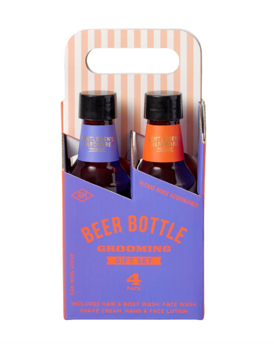 Gentlemen's Hardware Beer Bottle Grooming Gift Set