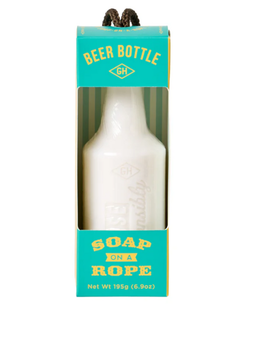 Gentlemen's Hardware Beer Bottle Soap on a Rope