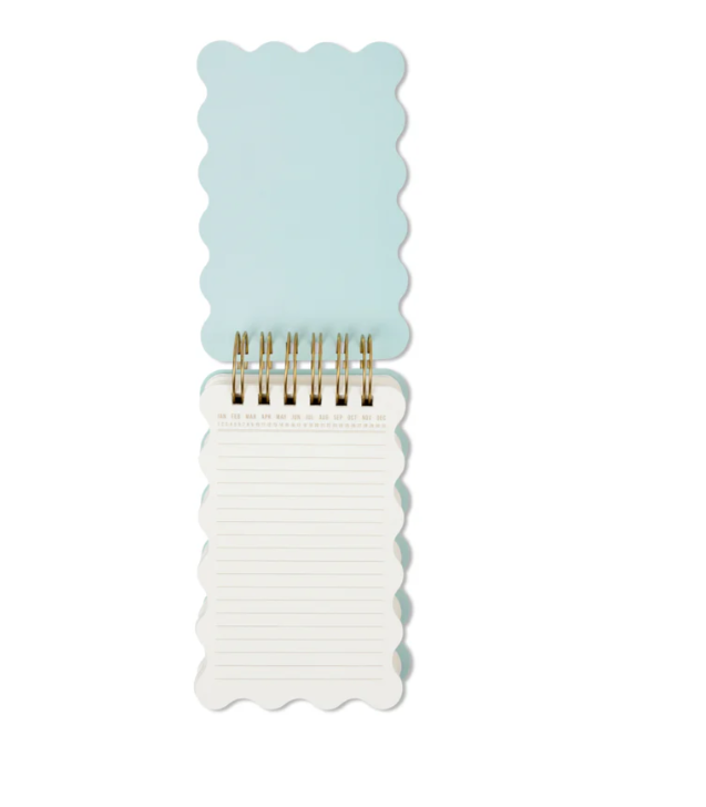 Designworks Ink Marble Wavy Notepad - Teal