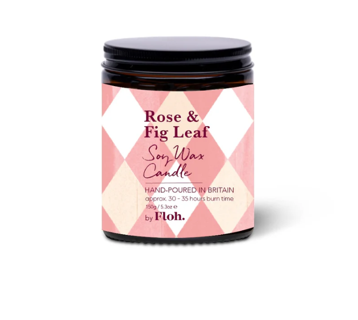 Rose & Fig Leaf Apothecary Candle