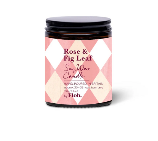 Rose & Fig Leaf Apothecary Candle