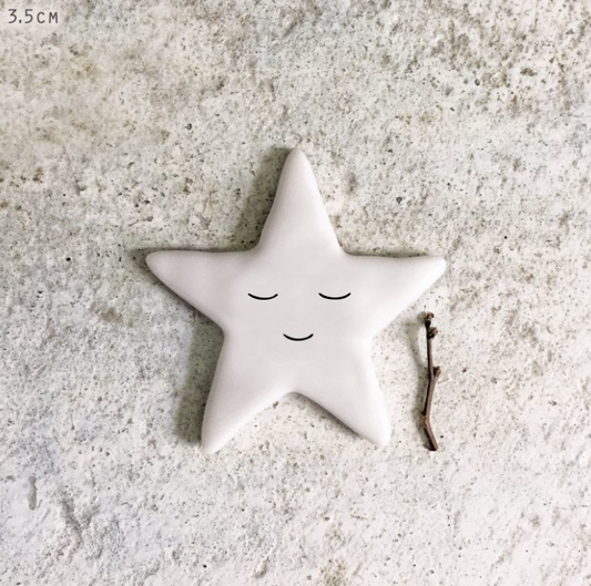 East of India Tiny Star Token - Plain with Smiley Face