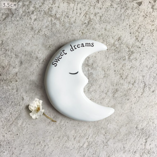 East of India Tiny Moon Token - Sweet Dreams