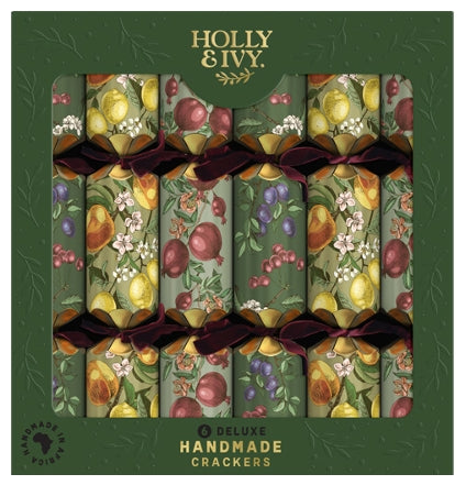 Holly & Ivy Deluxe Crackers - Vintage Fruit