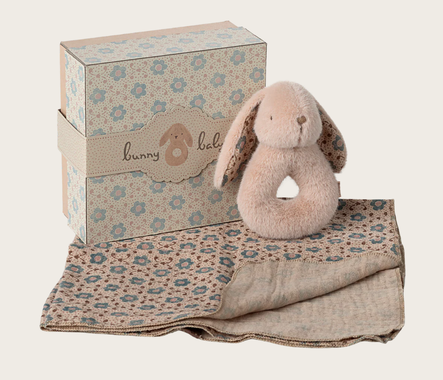 Maileg Rabbit Rattle Set