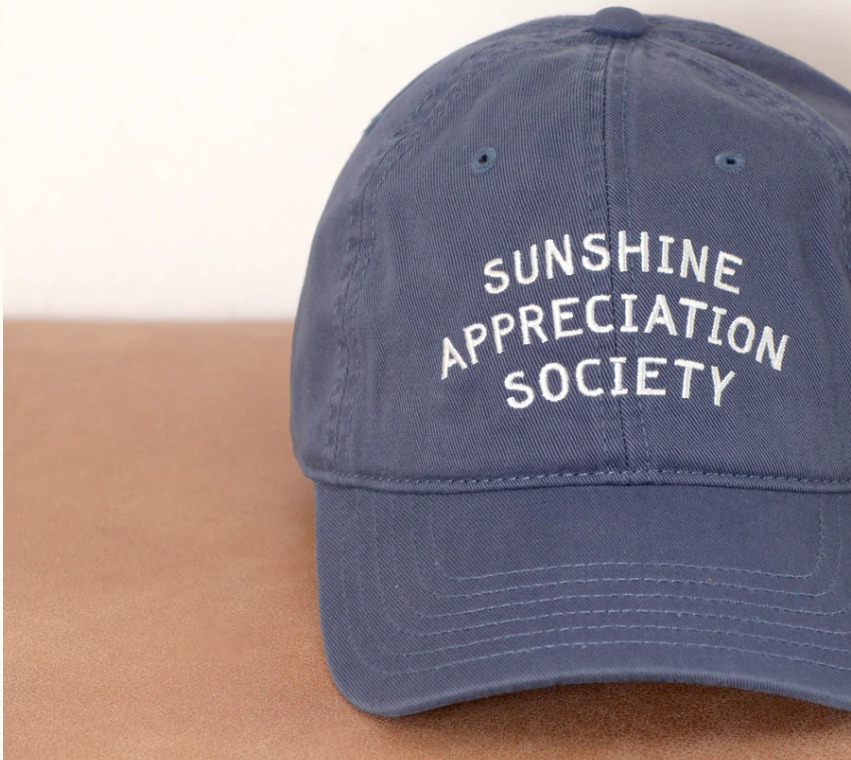 Sunshine Appreciation Society - Cotton Baseball Cap