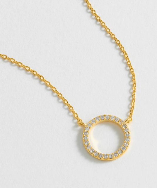 Estella Bartlett Circle CZ Necklace