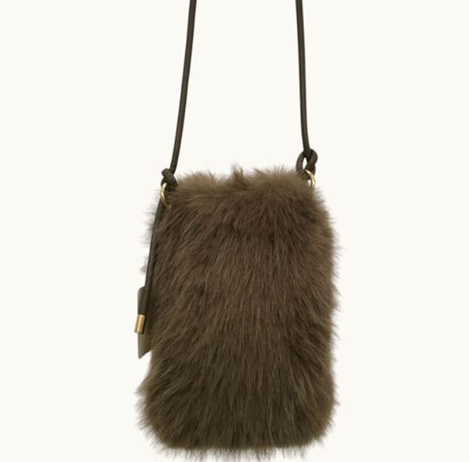 Faux Fur Phone Bag